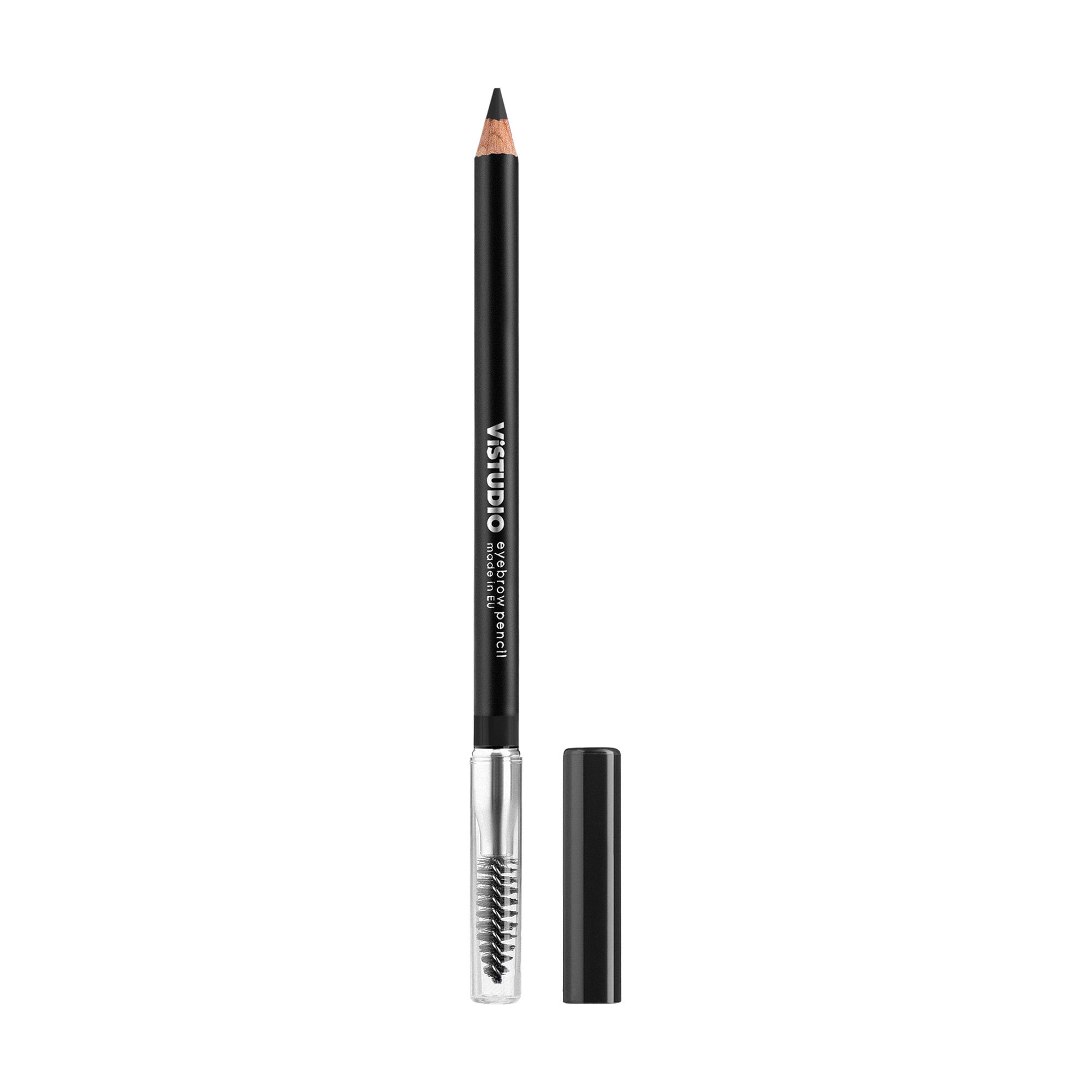Пудровий олівець для брів ViSTUDIO Eyebrow Pencil зі щіточкою 118 Антрацитово-сірий, 1.8 г